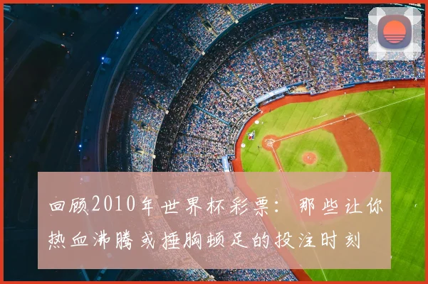回顾2010年世界杯彩票：那些让你热血沸腾或捶胸顿足的投注时刻