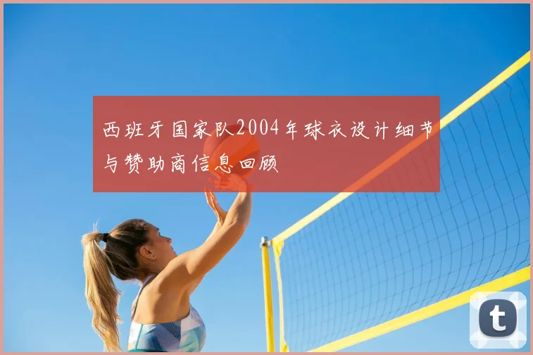 西班牙国家队2004年球衣设计细节与赞助商信息回顾